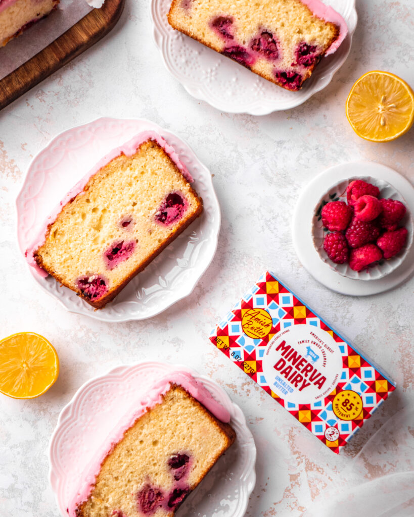 Lemon Raspberry Loaf Cake