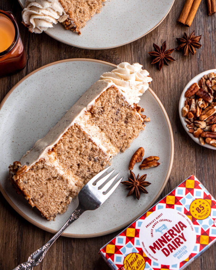 Maple Pecan Layer Cake