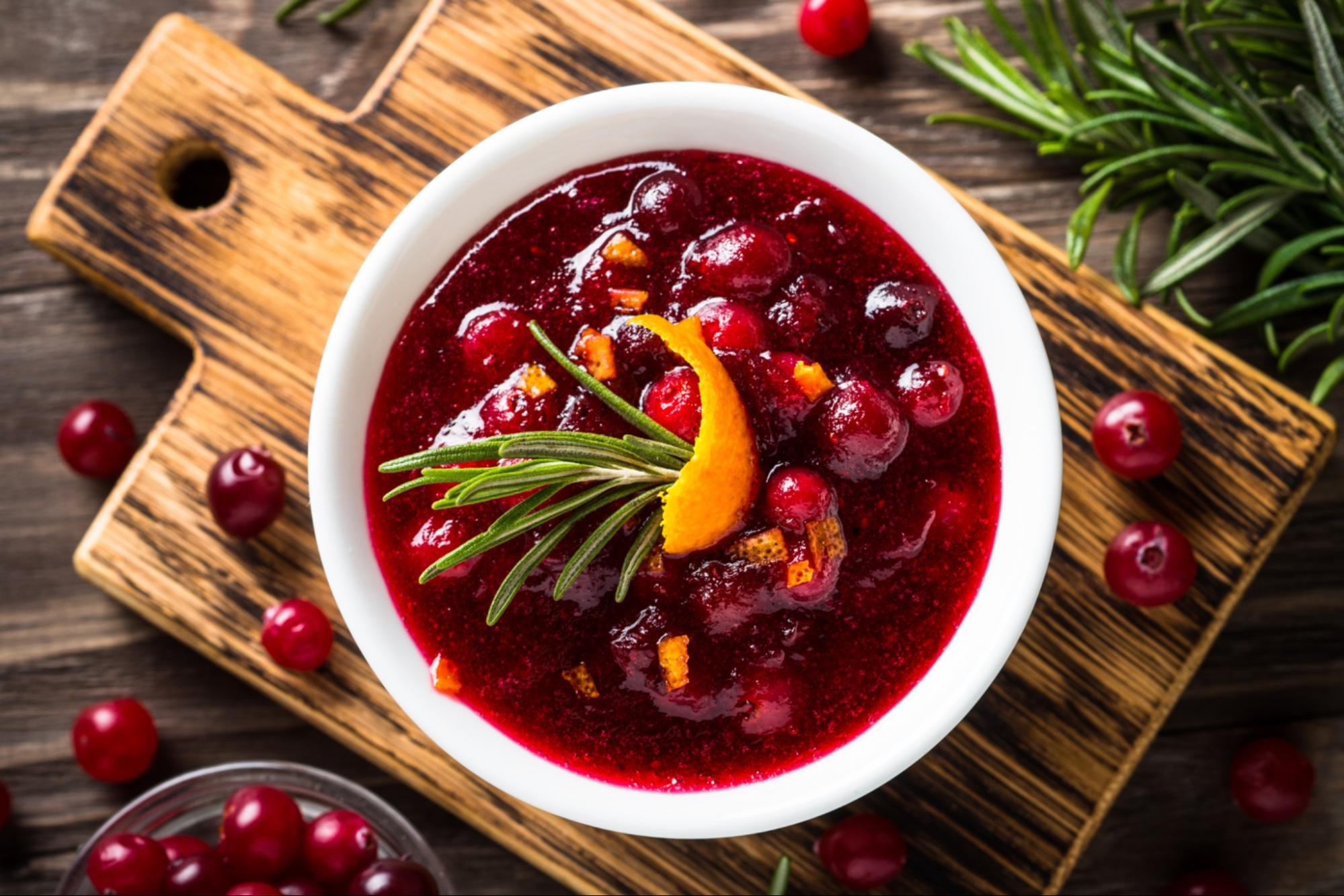 Brown Butter Cranberry Sauce