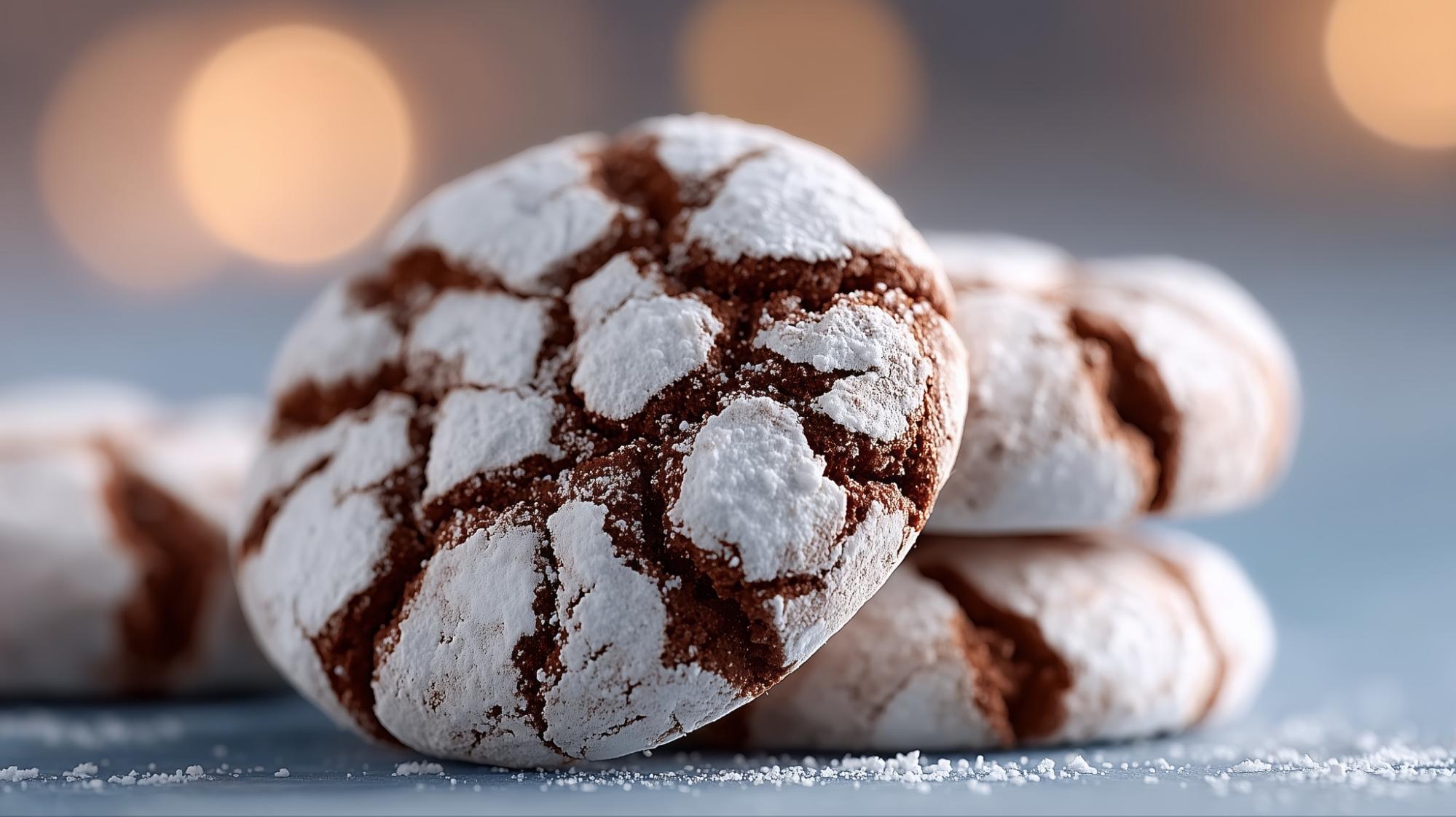 Chocolate Crinkle Cookies