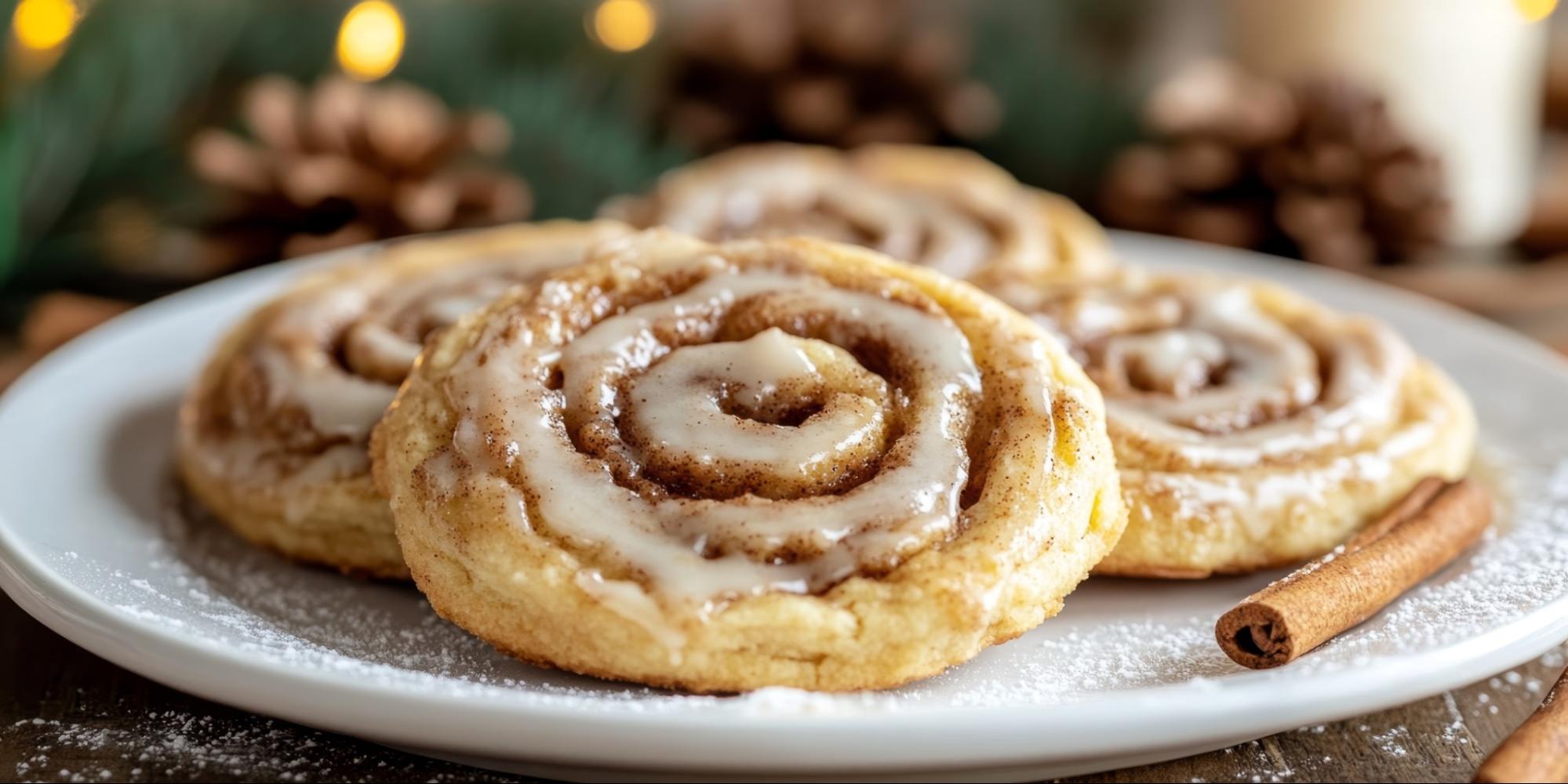 Cinnamon Roll Cookie Bites